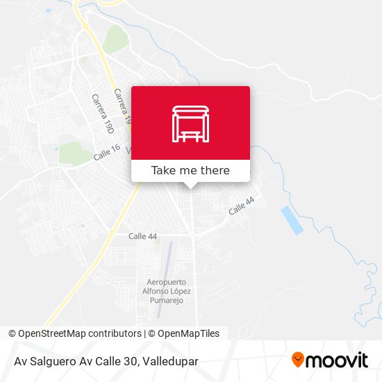 Mapa de Av Salguero Av Calle 30