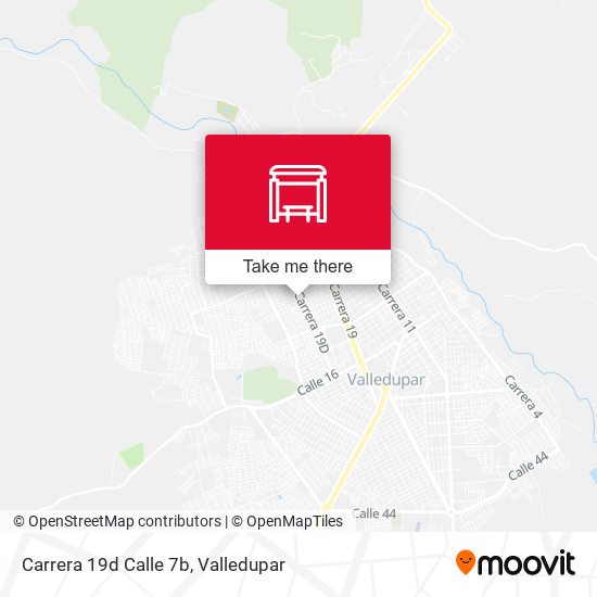 Carrera 19d Calle 7b map