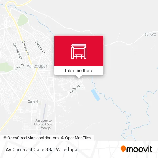 Mapa de Av Carrera 4 Calle 33a