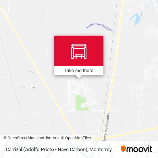 Carrizal (Adolfo Prieto - Nave Carbón) map