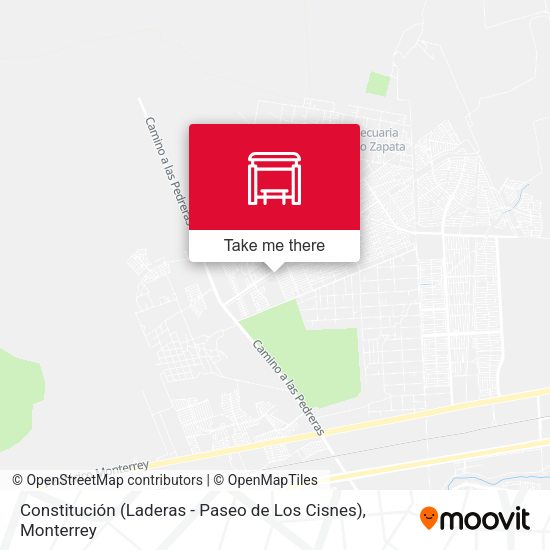 Constitución (Laderas - Paseo de Los Cisnes) map