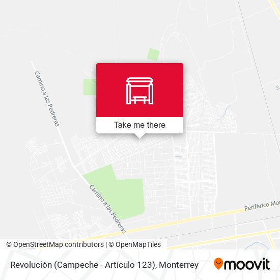 Revolución (Campeche - Artículo 123) map