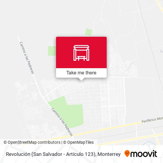 Mapa de Revolución (San Salvador - Artículo 123)