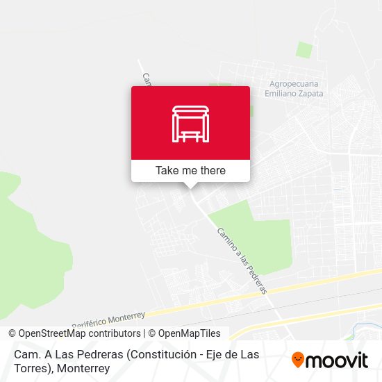 Cam. A Las Pedreras (Constitución - Eje de Las Torres) map
