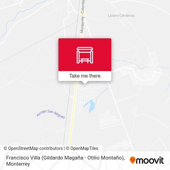 Francisco Villa (Gildardo Magaña - Otilio Montaño) map