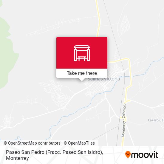 Mapa de Paseo San Pedro (Fracc. Paseo San Isidro)