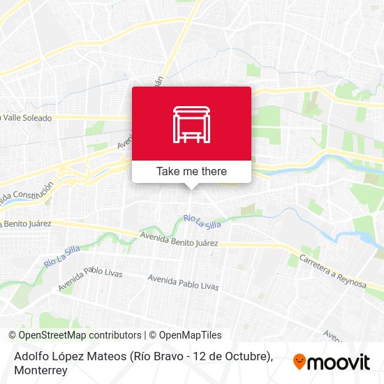 Adolfo López Mateos (Río Bravo - 12 de Octubre) map