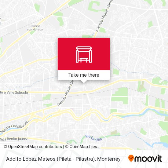 Mapa de Adolfo López Mateos (Pileta - Pilastra)