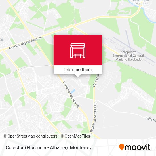 Colector (Florencia - Albania) map