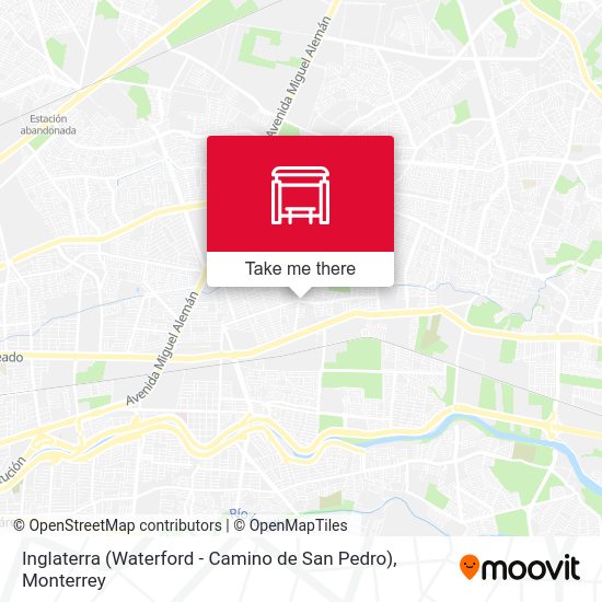 Inglaterra (Waterford - Camino de San Pedro) map