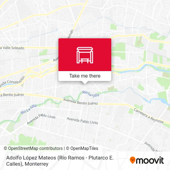 Adolfo López Mateos (Río Ramos - Plutarco E. Calles) map