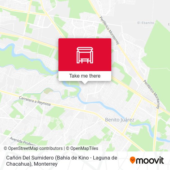 Mapa de Cañón Del Sumidero (Bahía de Kino - Laguna de Chacahua)