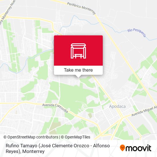 Rufino Tamayo (José Clemente Orozco - Alfonso Reyes) map