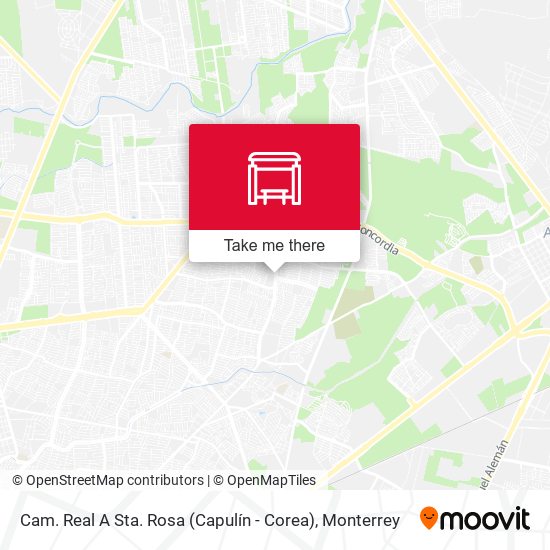 Cam. Real A Sta. Rosa (Capulín - Corea) map
