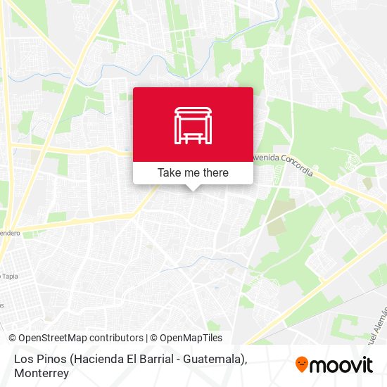 Mapa de Los Pinos (Hacienda El Barrial - Guatemala)