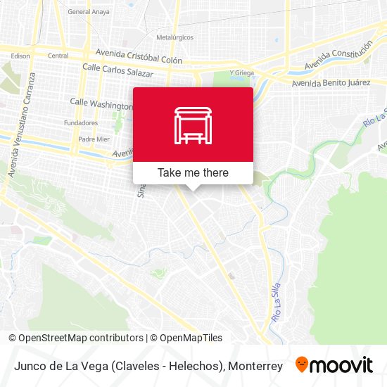 Junco de La Vega (Claveles - Helechos) map