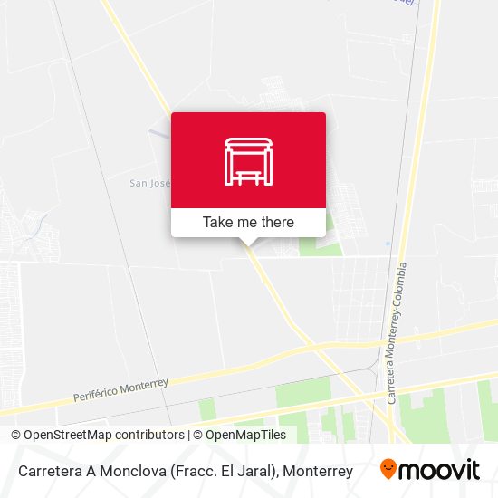 Carretera A Monclova (Fracc. El Jaral) map