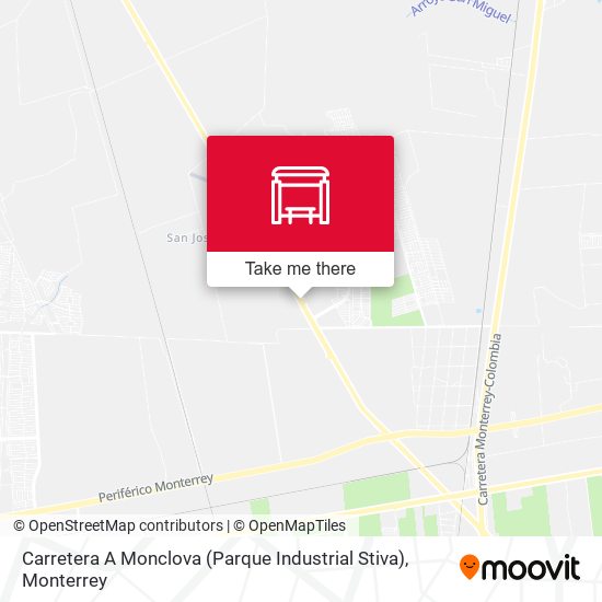Carretera A Monclova (Parque Industrial Stiva) map
