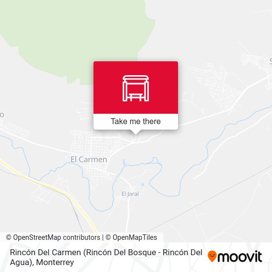 Rincón Del Carmen (Rincón Del Bosque - Rincón Del Agua) map