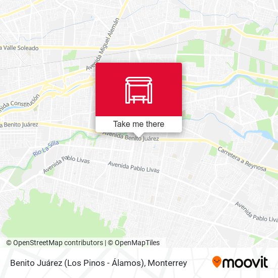 Benito Juárez (Los Pinos - Álamos) map