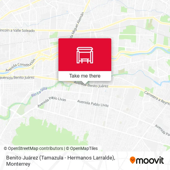 Benito Juárez (Tamazula - Hermanos Larralde) map