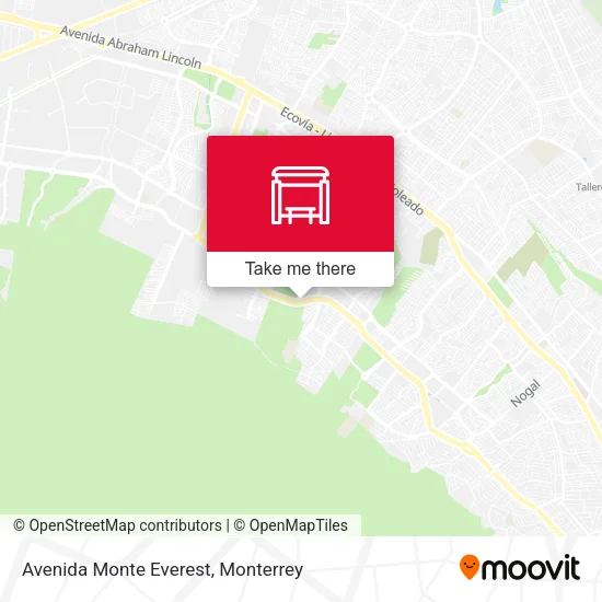 Mapa de Avenida Monte Everest
