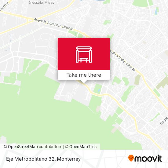 Mapa de Eje Metropolitano 32