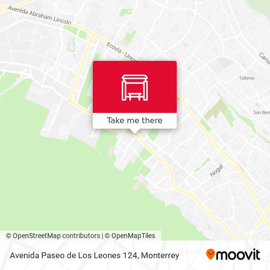 Avenida Paseo de Los Leones 124 map