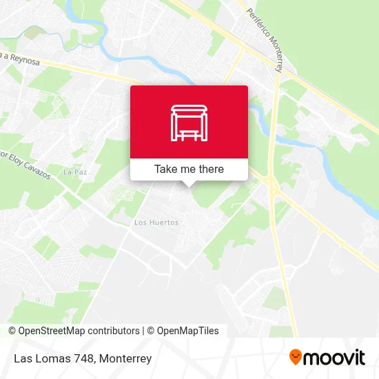 Las Lomas 748 map