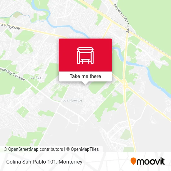 Colina San Pablo 101 map