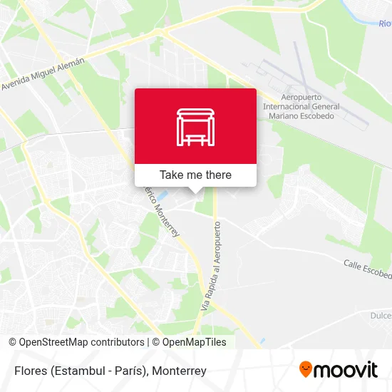 Flores (Estambul - París) map