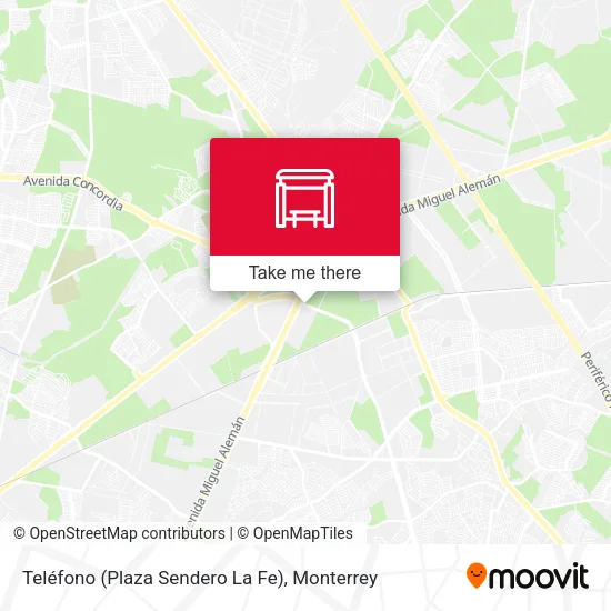Mapa de Teléfono (Plaza Sendero La Fe)