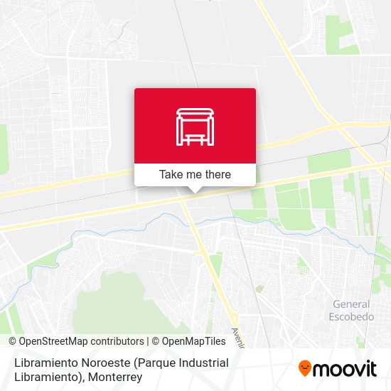 Mapa de Libramiento Noroeste (Parque Industrial Libramiento)