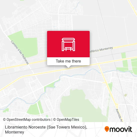 Libramiento Noroeste (Sae Towers Mexico) map
