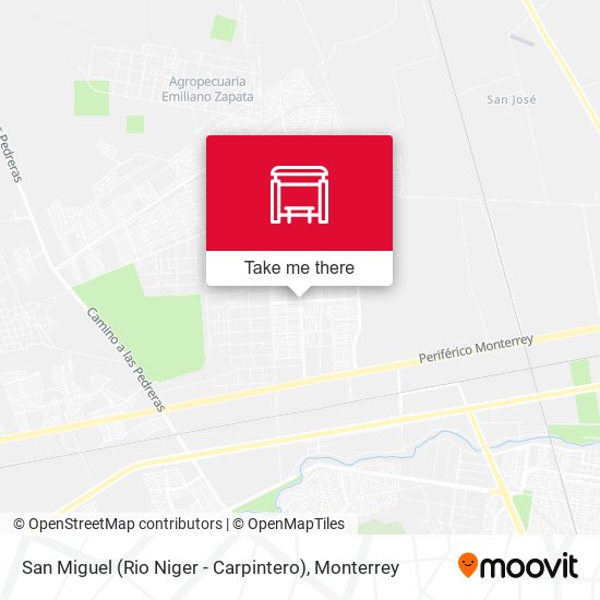 San Miguel (Rio Niger - Carpintero) map