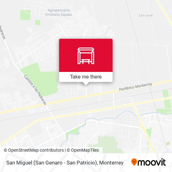 San Miguel (San Genaro - San Patricio) map