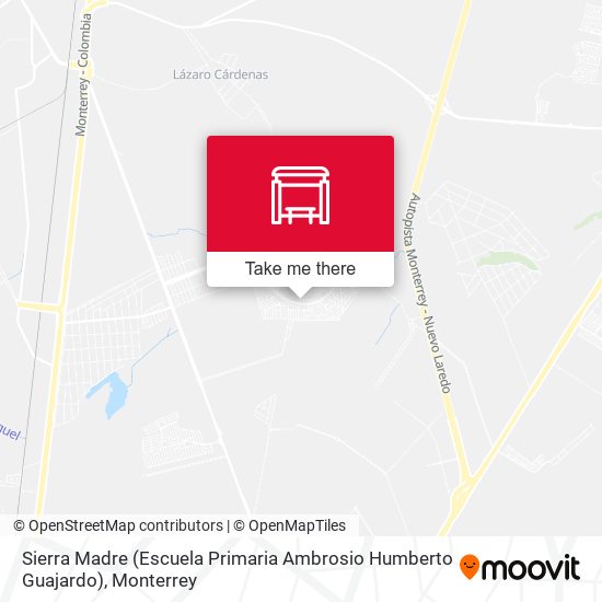 Sierra Madre (Escuela Primaria Ambrosio Humberto Guajardo) map