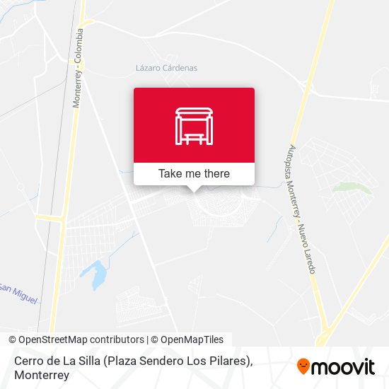 Cerro de La Silla (Plaza Sendero Los Pilares) map