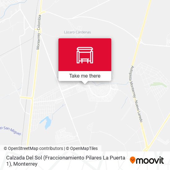 Mapa de Calzada Del Sol (Fraccionamiento Pilares La Puerta 1)