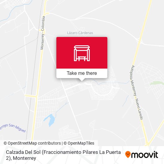 Calzada Del Sol (Fraccionamiento Pilares La Puerta 2) map