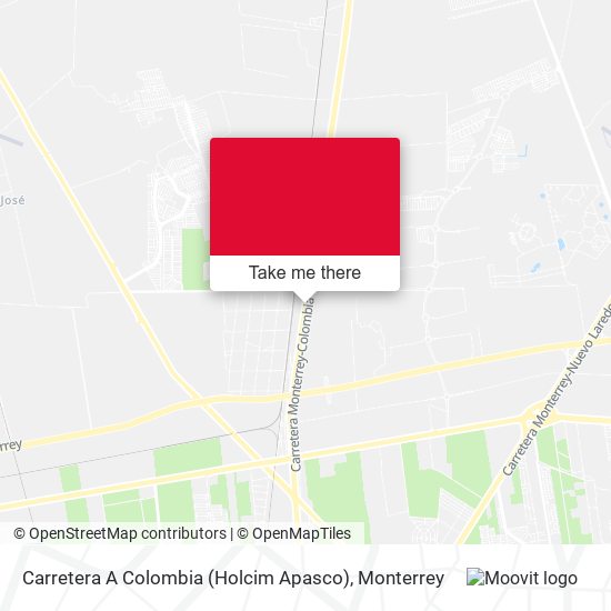 Mapa de Carretera A Colombia (Holcim Apasco)