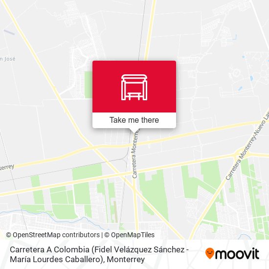 Mapa de Carretera A Colombia (Fidel Velázquez Sánchez - María Lourdes Caballero)