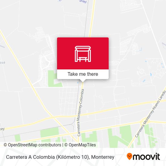 Carretera A Colombia (Kilómetro 10) map