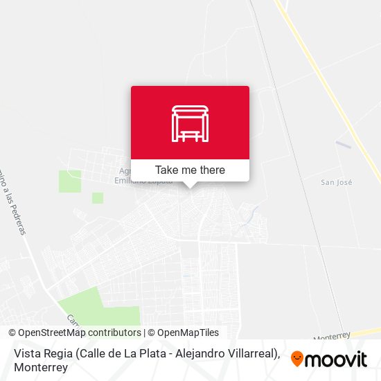 Mapa de Vista Regia (Calle de La Plata - Alejandro Villarreal)