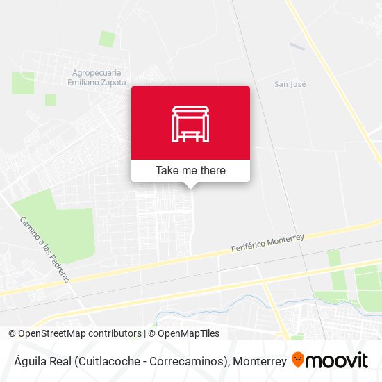 Águila Real (Cuitlacoche - Correcaminos) map