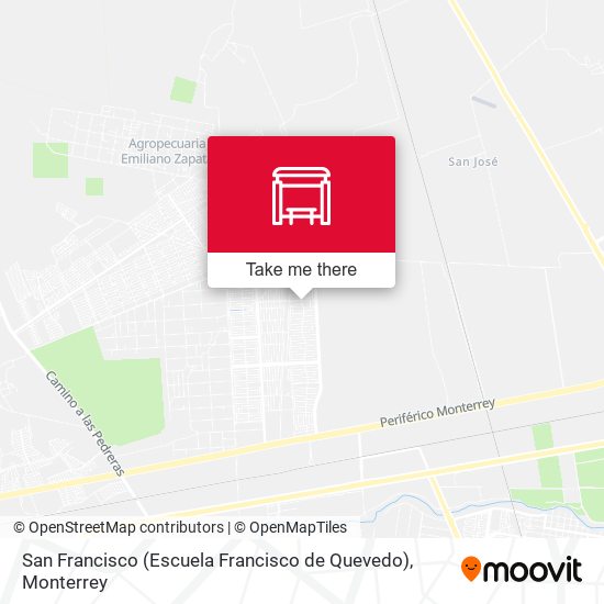 Mapa de San Francisco (Escuela Francisco de Quevedo)