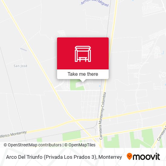 Arco Del Triunfo (Privada Los Prados 3) map