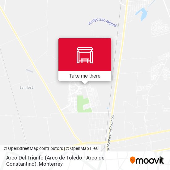 Arco Del Triunfo (Arco de Toledo - Arco de Constantino) map