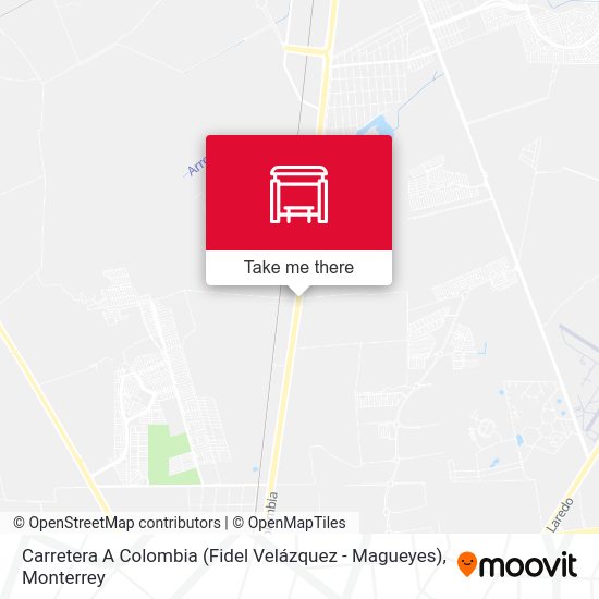 Carretera A Colombia (Fidel Velázquez - Magueyes) map