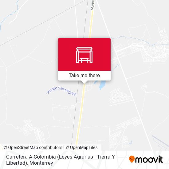 Carretera A Colombia (Leyes Agrarias - Tierra Y Libertad) map